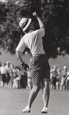 b_MaryMills1963WOpen --- Photo shows Mary Mills during the 1963 U.S. Women's Open